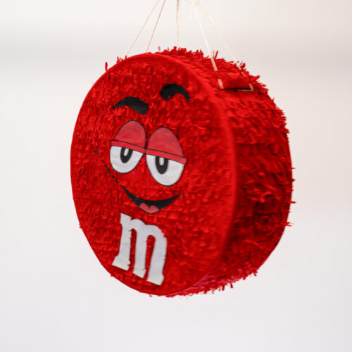 m&m rot Piñata