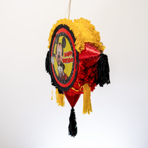 Piñata "Mickey Mouse" – Klassisches Design mit 3 Spitzen – Bild 2