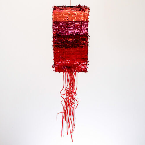 Piñata "Rotes Herz" – glänzend & elegant – Bild 3
