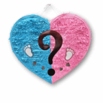 Herz Bub oder Mädchen Piñata