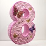 Piñata Nummer 8 Schmetterling