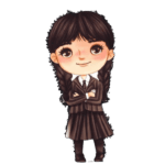 Piñata Mädchen in schwarz