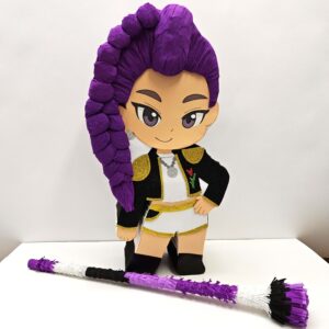 Powergirl mit Piñatastab