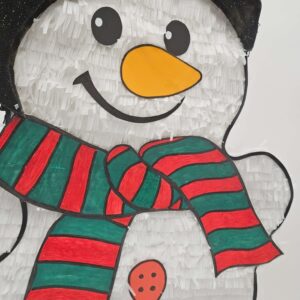 Piñata Schneemann Detail