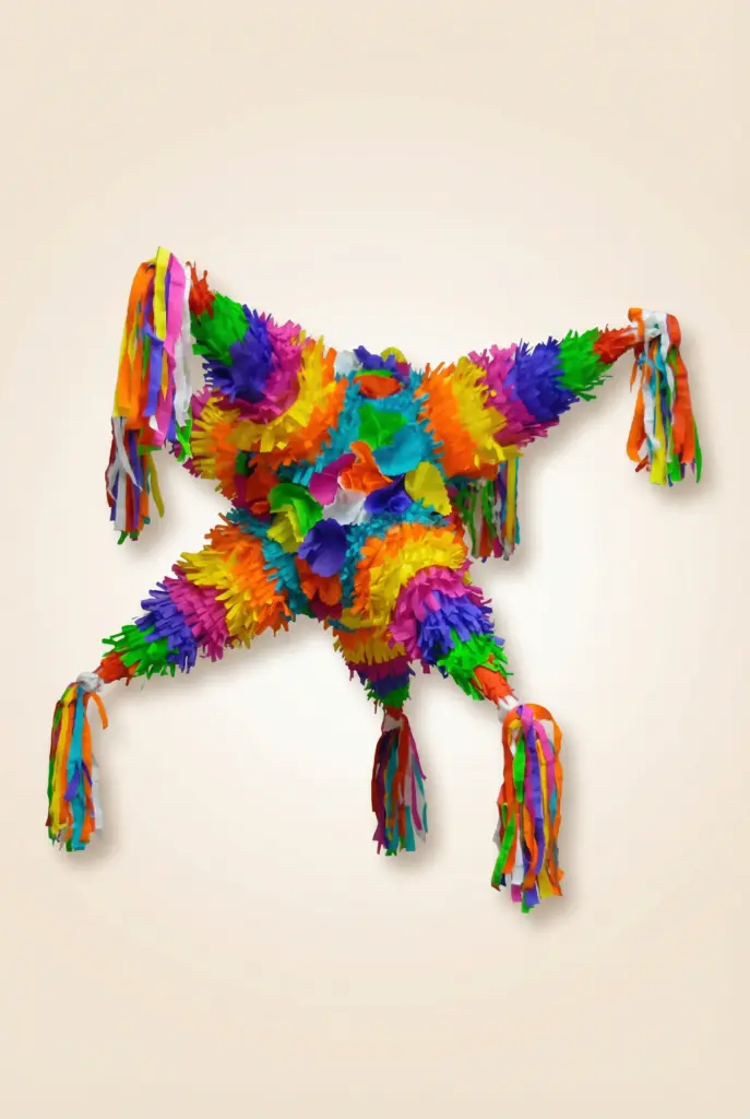 Bunte Sternpiñata für Kinderpartys und Feiern